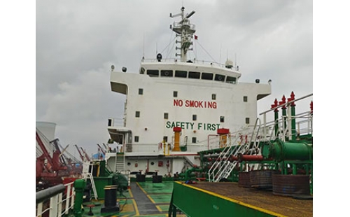 2025年4月26日廣東船廠20噸導熱油系統(tǒng)清洗換油工程