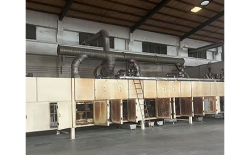 2025年6月10日廣東江門新材料公司導熱油鍋爐系統清洗工程