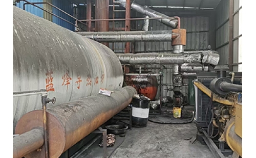 河北石家莊導(dǎo)熱油鍋爐系統(tǒng)整體清洗工程結(jié)束